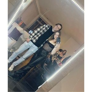 Express Leather Pants